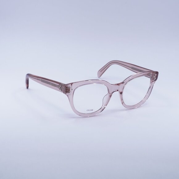 Celine CL50109I 072 Eyeglasses Shiny Light Pink 51mm Square Frame - Picture 3 of 10